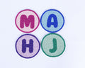 Hand-Beaded MAHJ Coasters