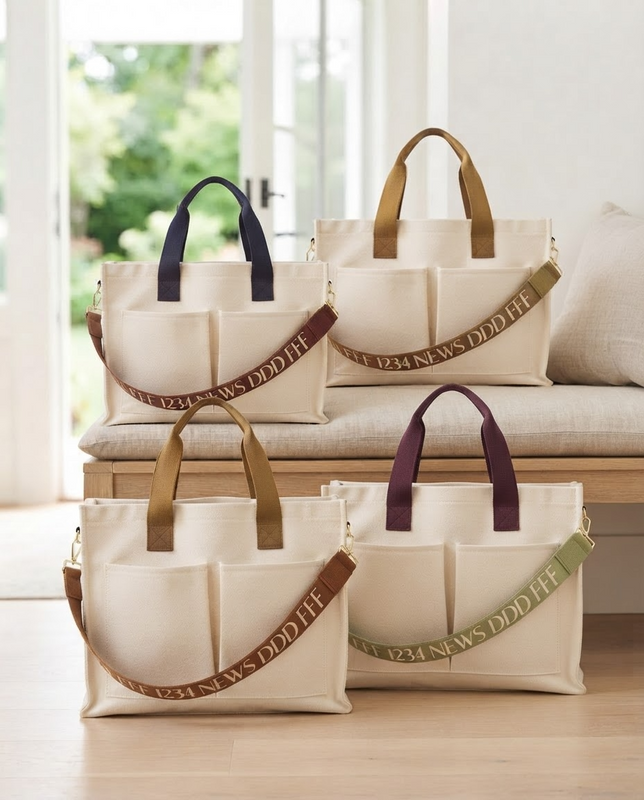The Parlor Satchel — a structured canvas mahjong tote bag by Caki Lawrence